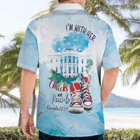 Chucks N Pearls 2024 Hawaiian Shirt I'm With Her - Wonder Print Shop
