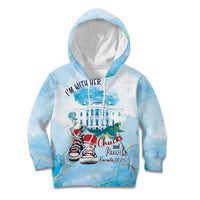 Chucks N Pearls 2024 Kid Hoodie I'm With Her - Wonder Print Shop