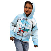 Chucks N Pearls 2024 Kid Hoodie I'm With Her - Wonder Print Shop