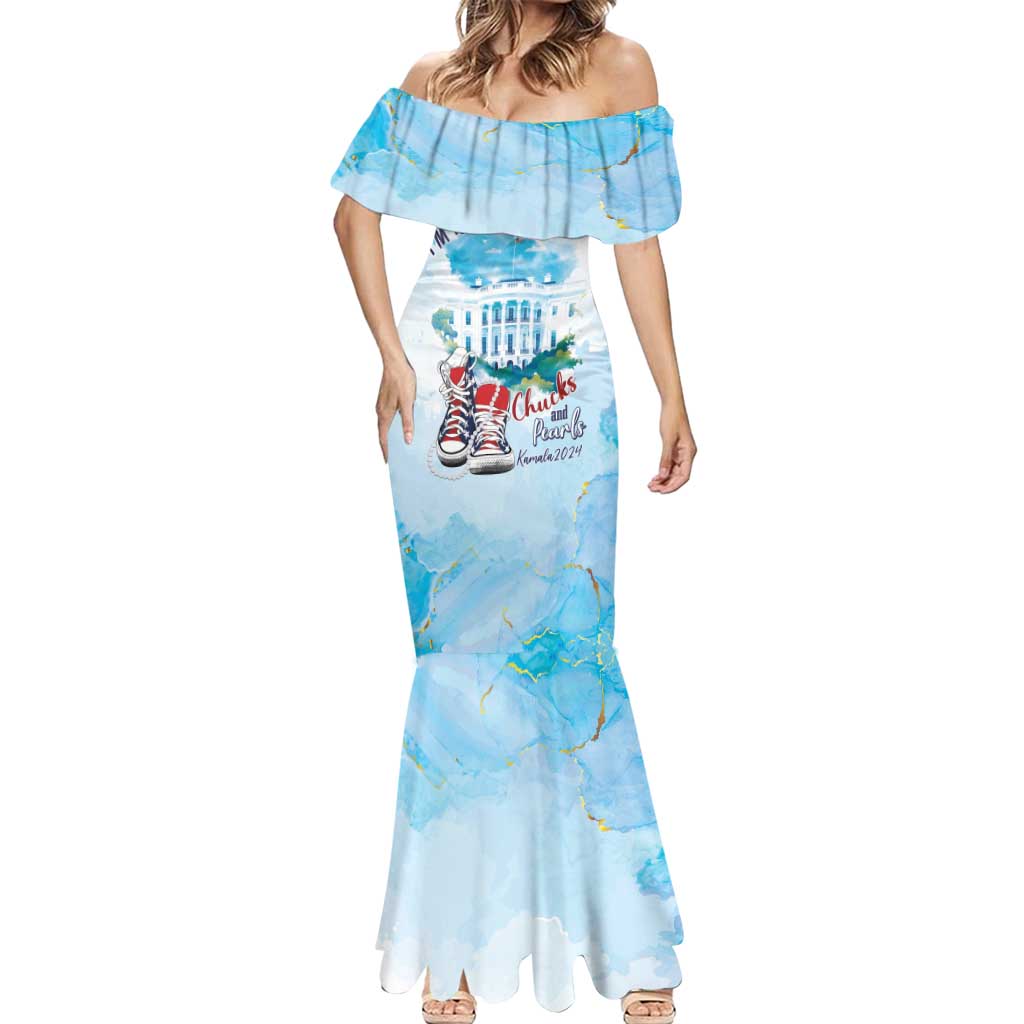 Chucks N Pearls 2024 Mermaid Dress I'm With Her - Wonder Print Shop