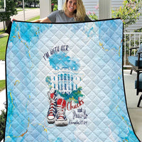 Chucks N Pearls 2024 Quilt I'm With Her - Wonder Print Shop