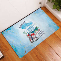 Chucks N Pearls 2024 Rubber Doormat I'm With Her - Wonder Print Shop