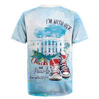 Chucks N Pearls 2024 Rugby Jersey I'm With Her - Wonder Print Shop