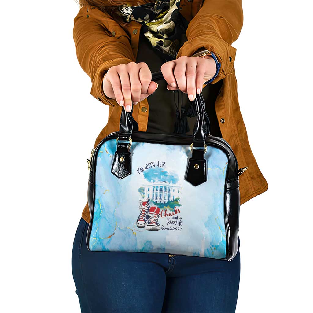 Chucks N Pearls 2024 Shoulder Handbag I'm With Her