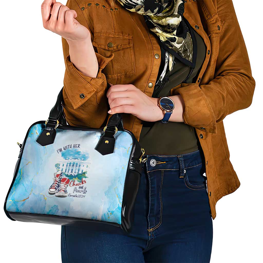 Chucks N Pearls 2024 Shoulder Handbag I'm With Her