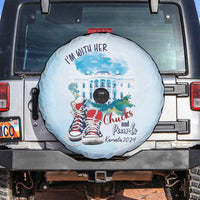Chucks N Pearls 2024 Spare Tire Cover I'm With Her - Wonder Print Shop