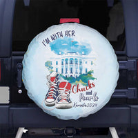 Chucks N Pearls 2024 Spare Tire Cover I'm With Her - Wonder Print Shop