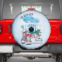 Chucks N Pearls 2024 Spare Tire Cover I'm With Her - Wonder Print Shop