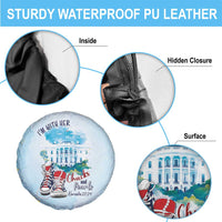 Chucks N Pearls 2024 Spare Tire Cover I'm With Her - Wonder Print Shop