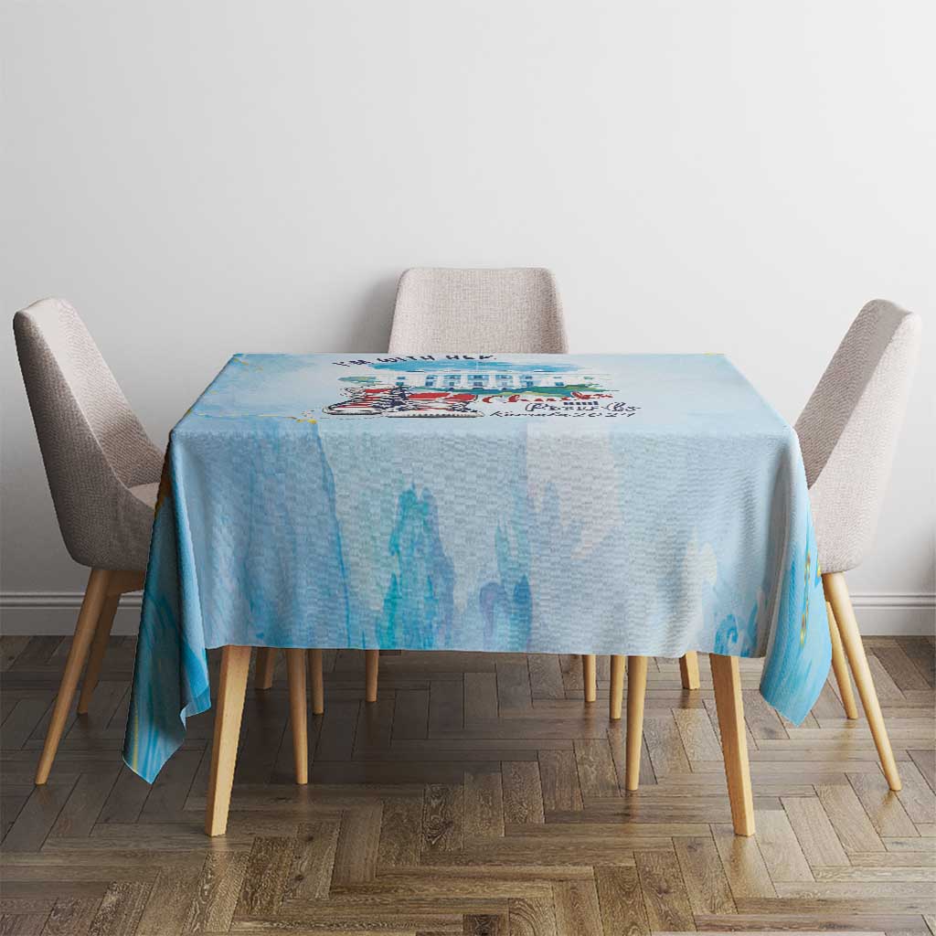 Chucks N Pearls 2024 Tablecloth I'm With Her - Wonder Print Shop