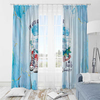 Chucks N Pearls 2024 Window Curtain I'm With Her - Wonder Print Shop