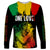 Jamaica Reggae Long Sleeve Shirt Legend Bob Sketch Style One Love - Wonder Print Shop