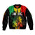 Jamaica Reggae Sleeve Zip Bomber Jacket Legend Bob Sketch Style One Love - Wonder Print Shop