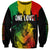 Jamaica Reggae Sweatshirt Legend Bob Sketch Style One Love - Wonder Print Shop