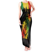 Jamaica Reggae Tank Maxi Dress Legend Bob Sketch Style One Love - Wonder Print Shop