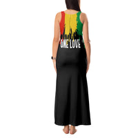Jamaica Reggae Tank Maxi Dress Legend Bob Sketch Style One Love - Wonder Print Shop