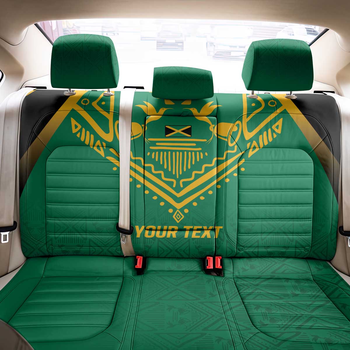 JLP Choose Jamaica Back Car Seat Cover - Wonder Print Shop
