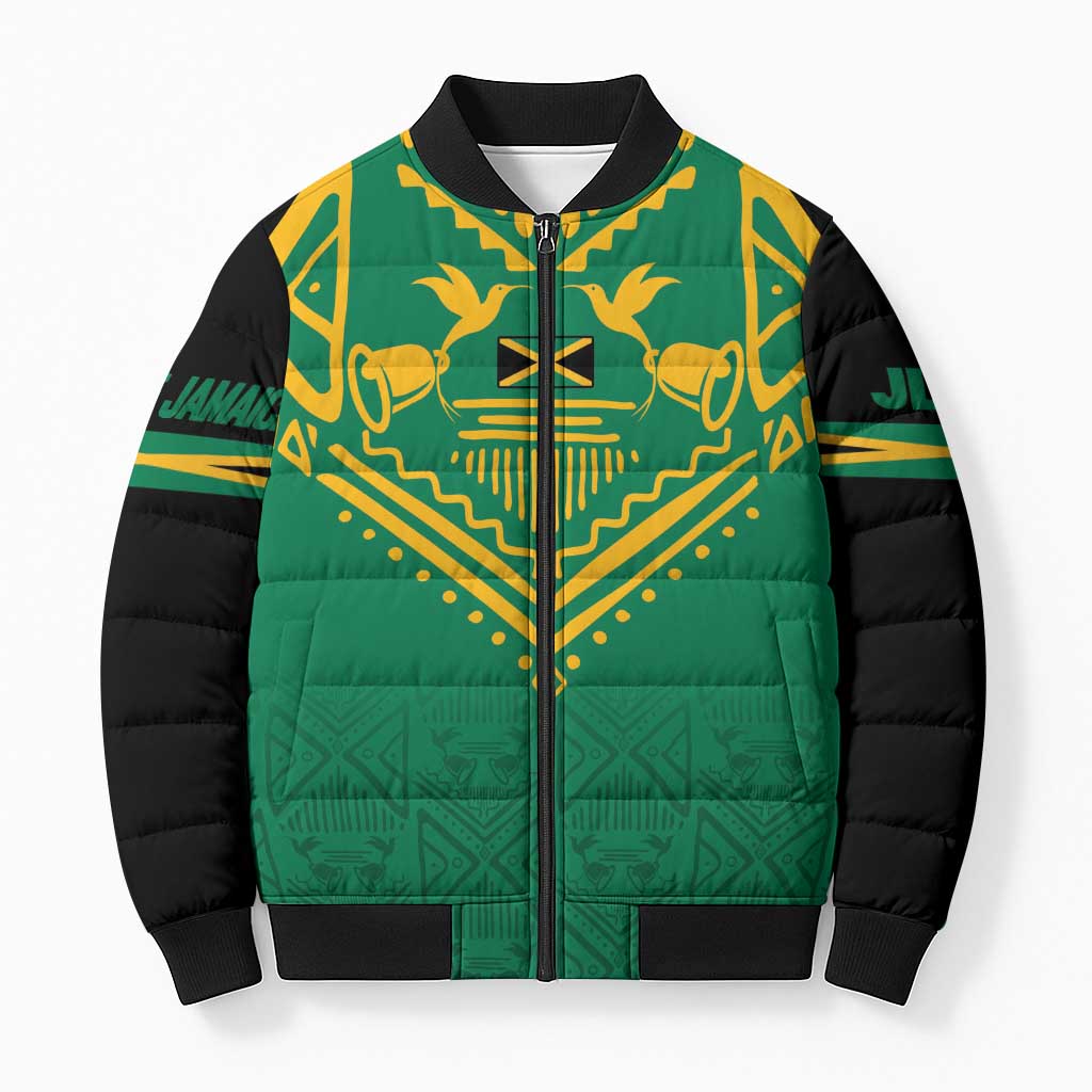 JLP Choose Jamaica Bomber Puffer Jacket - Wonder Print Shop