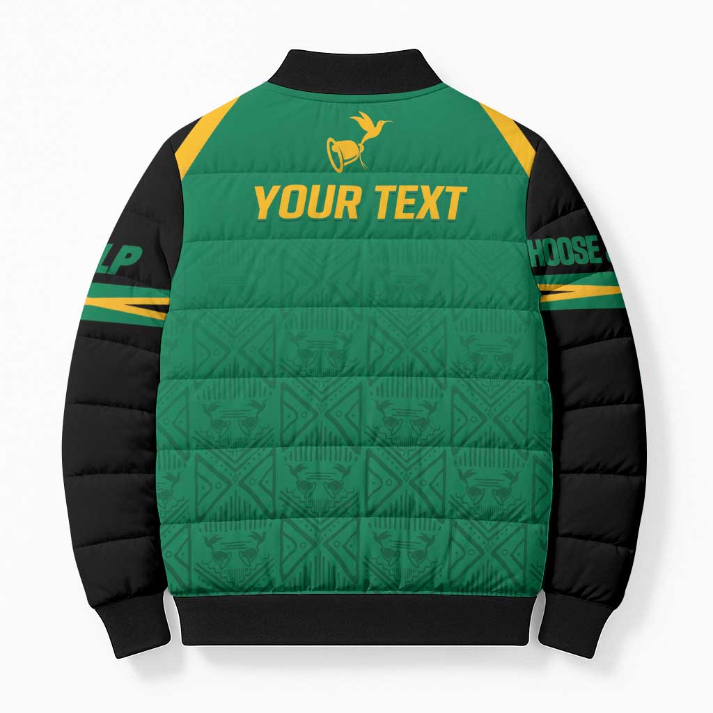 JLP Choose Jamaica Bomber Puffer Jacket - Wonder Print Shop