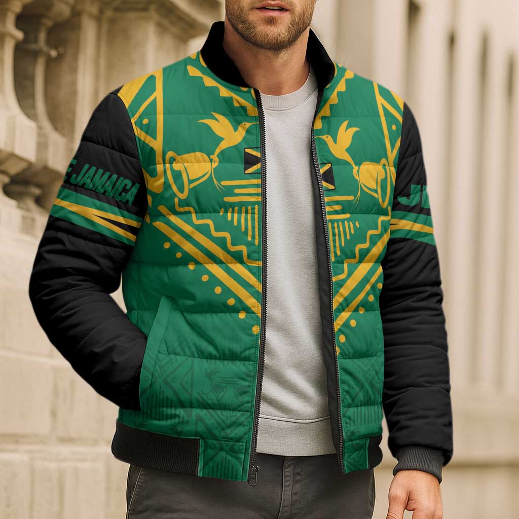 JLP Choose Jamaica Bomber Puffer Jacket - Wonder Print Shop