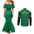 JLP Choose Jamaica Couples Matching Mermaid Dress and Long Sleeve Button Shirt - Wonder Print Shop