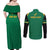 JLP Choose Jamaica Couples Matching Off Shoulder Maxi Dress and Long Sleeve Button Shirt - Wonder Print Shop