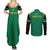 JLP Choose Jamaica Couples Matching Summer Maxi Dress and Long Sleeve Button Shirt - Wonder Print Shop
