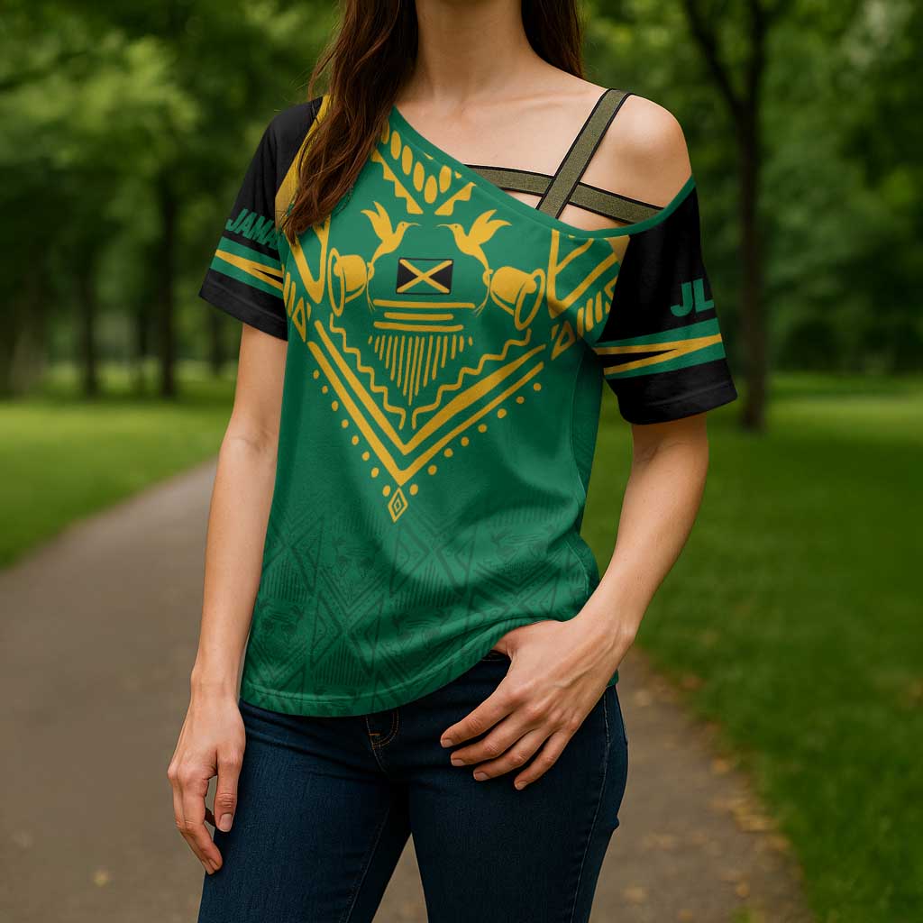 JLP Choose Jamaica Cross Shoulder Shirt - Wonder Print Shop