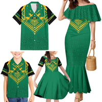 JLP Choose Jamaica Family Matching Mermaid Dress and Hawaiian Shirt - Wonder Print Shop