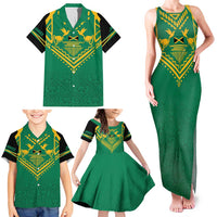 JLP Choose Jamaica Family Matching Tank Maxi Dress and Hawaiian Shirt - Wonder Print Shop