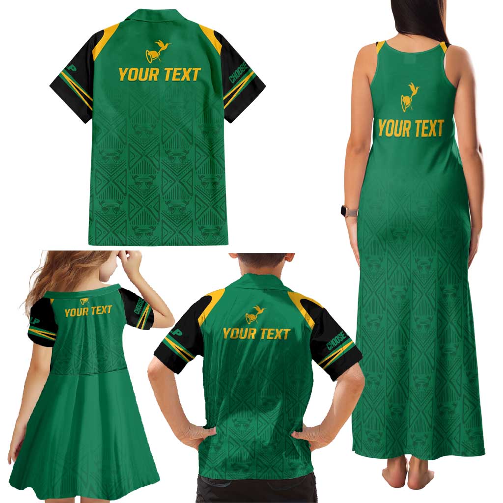 JLP Choose Jamaica Family Matching Tank Maxi Dress and Hawaiian Shirt - Wonder Print Shop