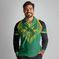 JLP Choose Jamaica Long Sleeve Polo Shirt - Wonder Print Shop