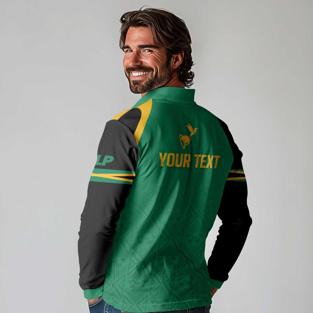 JLP Choose Jamaica Long Sleeve Polo Shirt - Wonder Print Shop