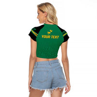 JLP Choose Jamaica Raglan Cropped T Shirt - Wonder Print Shop