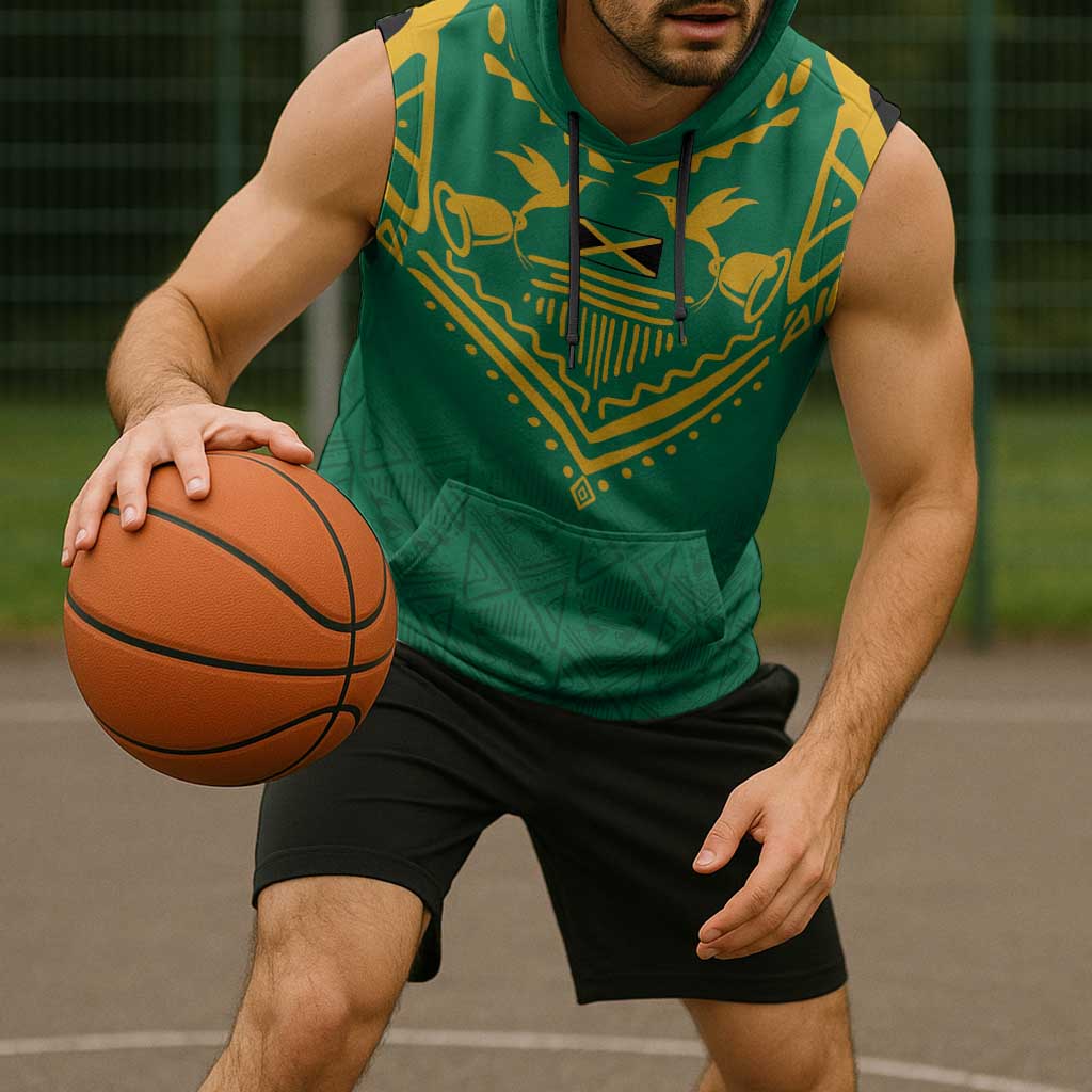 JLP Choose Jamaica Sleeveless Hoodie - Wonder Print Shop