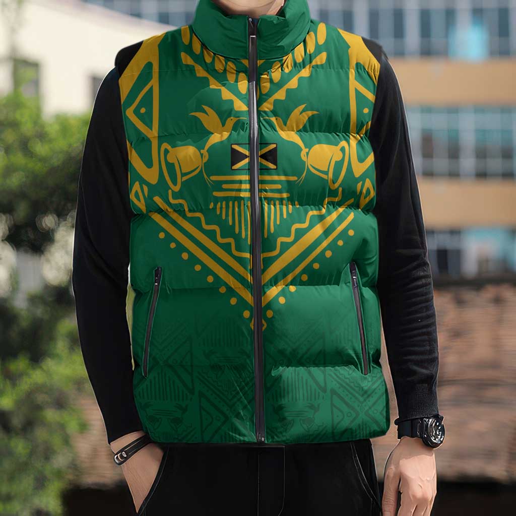 JLP Choose Jamaica Sleeveless Puffer Jacket - Wonder Print Shop