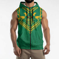 JLP Choose Jamaica Sleeveless Zip Hoodie - Wonder Print Shop