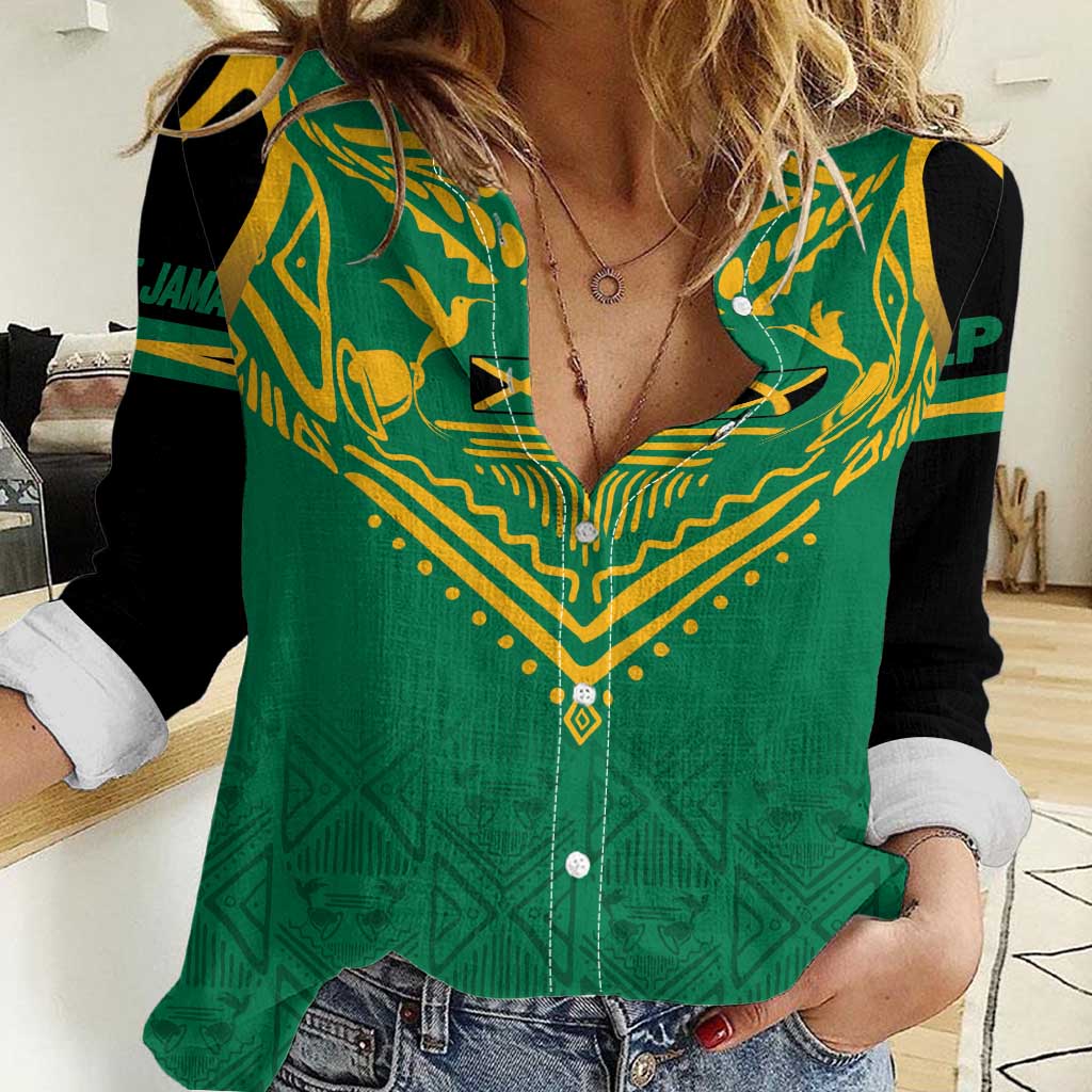 JLP Choose Jamaica Women Casual Shirt - Wonder Print Shop