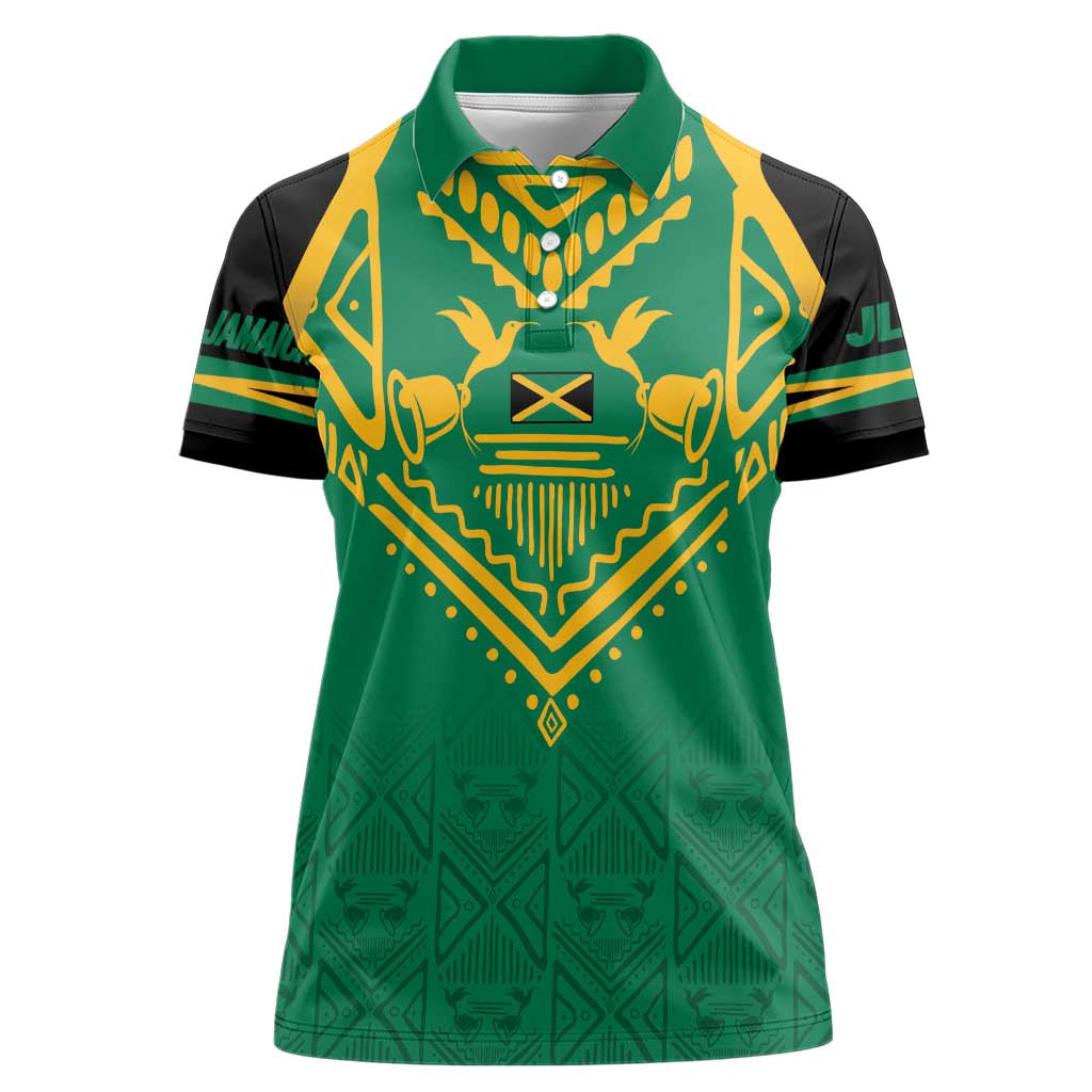 JLP Choose Jamaica Women Polo Shirt - Wonder Print Shop