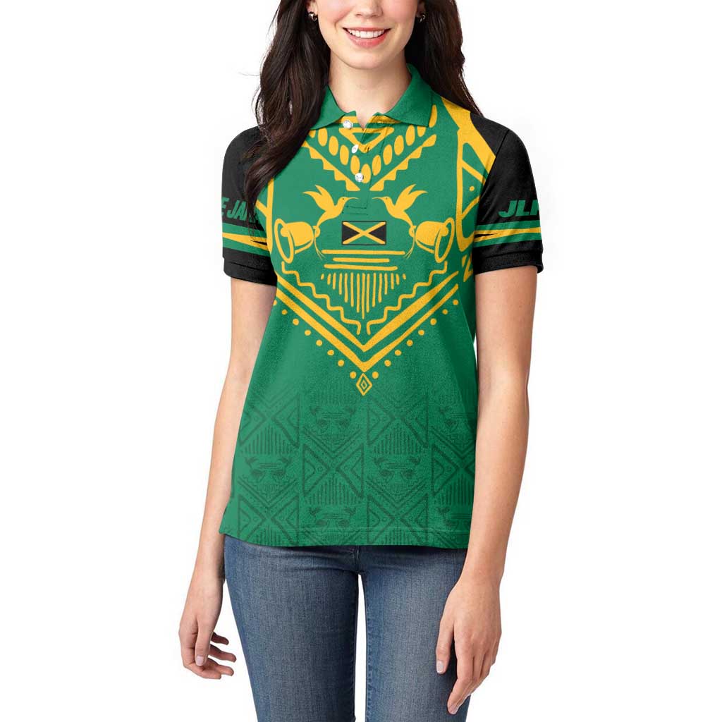 JLP Choose Jamaica Women Polo Shirt - Wonder Print Shop