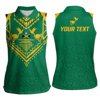 JLP Choose Jamaica Women Sleeveless Polo Shirt - Wonder Print Shop
