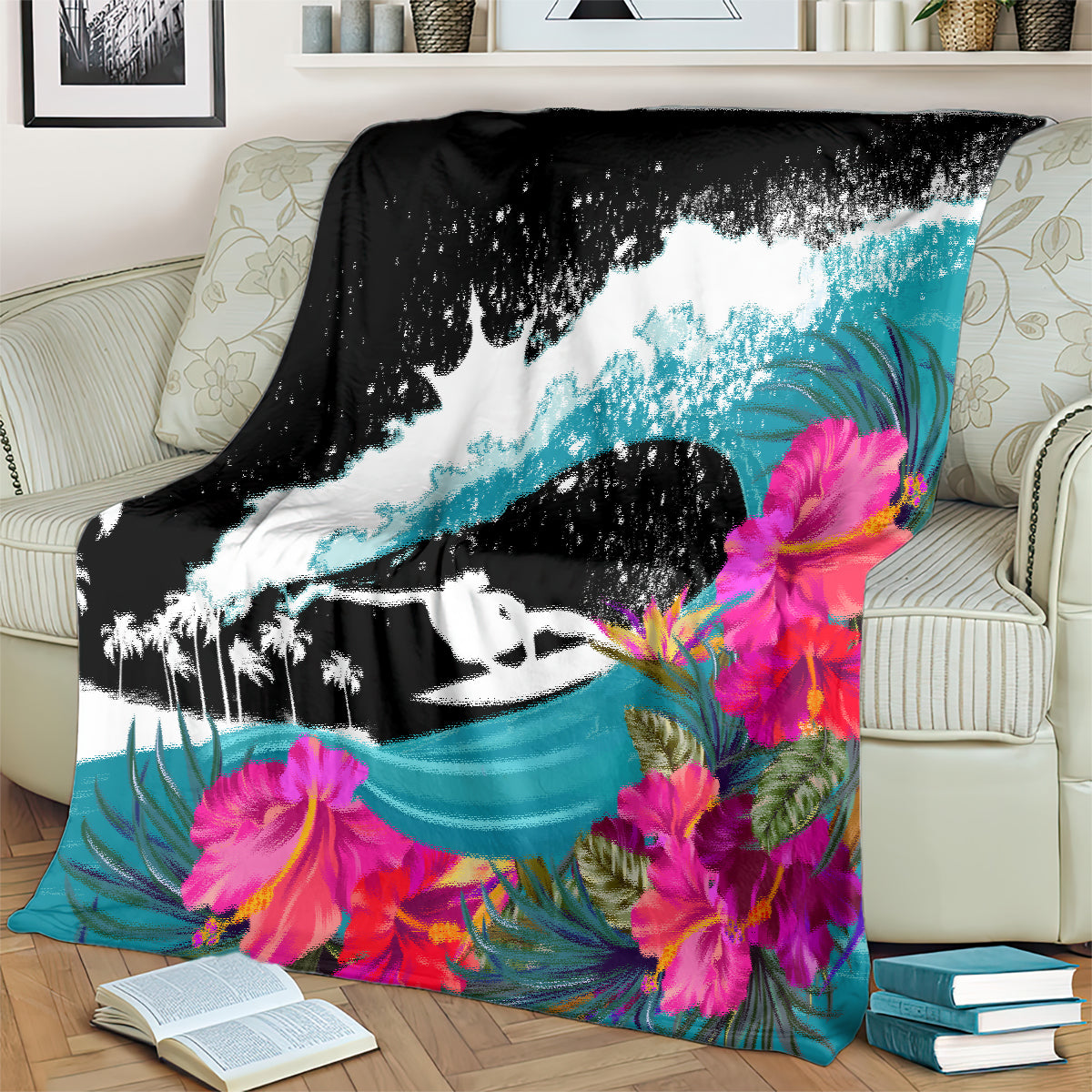 hawaii-surfing-blanket-triple-crown-rides-the-waves