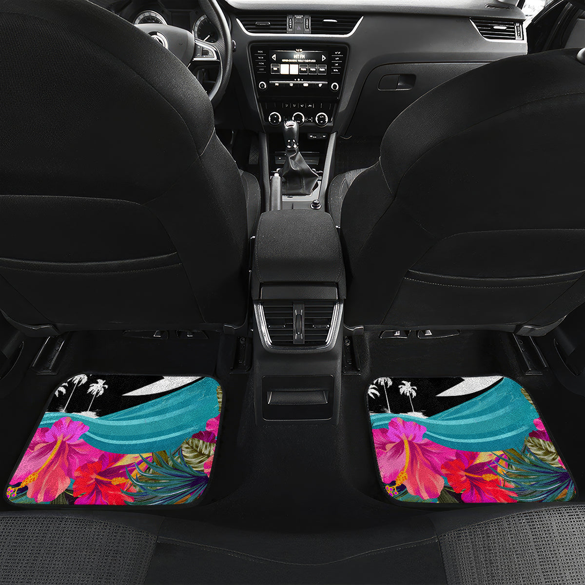 Hawaii Surfing Car Mats Triple Crown Rides The Waves LT7 - Wonder Print Shop