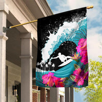 Hawaii Surfing Garden Flag Triple Crown Rides The Waves - Wonder Print Shop