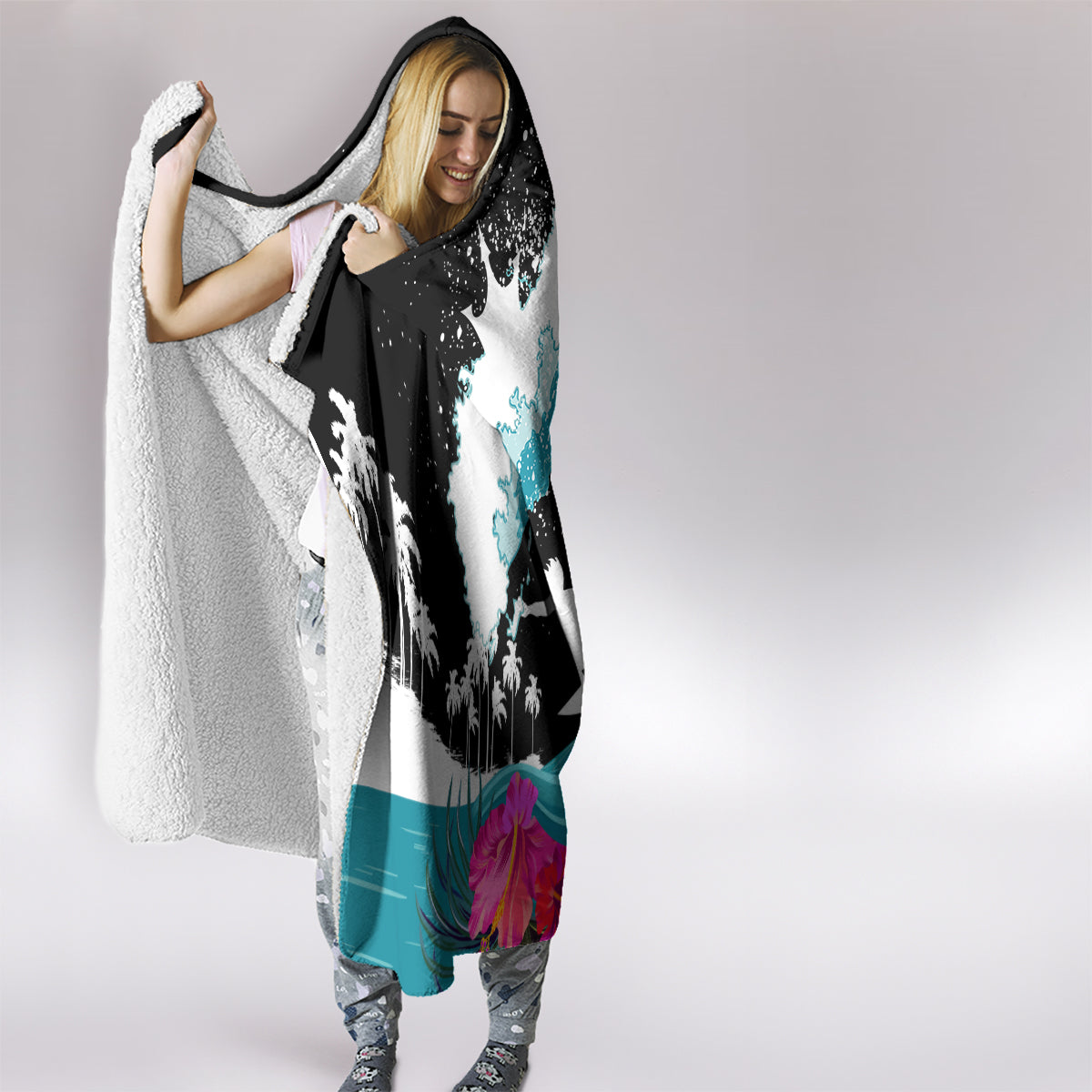 hawaii-surfing-hooded-blanket-triple-crown-rides-the-waves