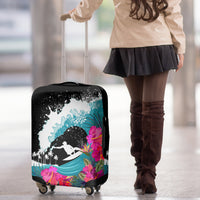 Hawaii Surfing Luggage Cover Triple Crown Rides The Waves - Wonder Print Shop