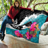 Hawaii Surfing Quilt Triple Crown Rides The Waves - Wonder Print Shop