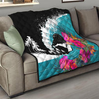 Hawaii Surfing Quilt Triple Crown Rides The Waves - Wonder Print Shop