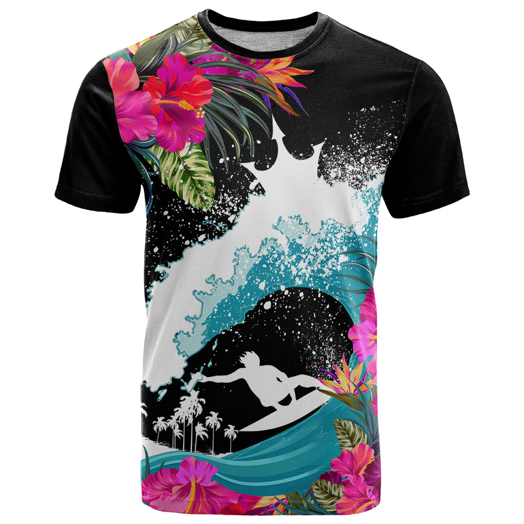 Hawaii Surfing T Shirt Triple Crown Rides The Waves - Wonder Print Shop