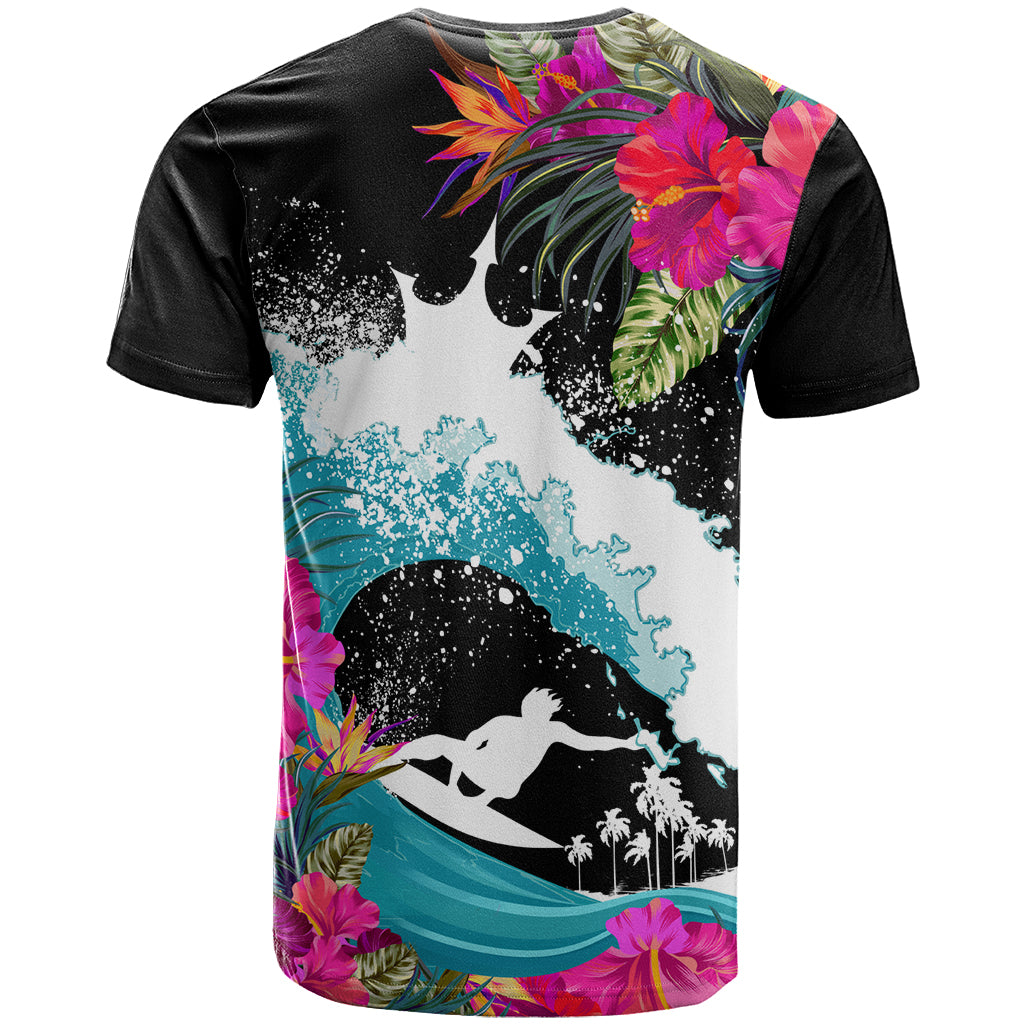 Hawaii Surfing T Shirt Triple Crown Rides The Waves - Wonder Print Shop